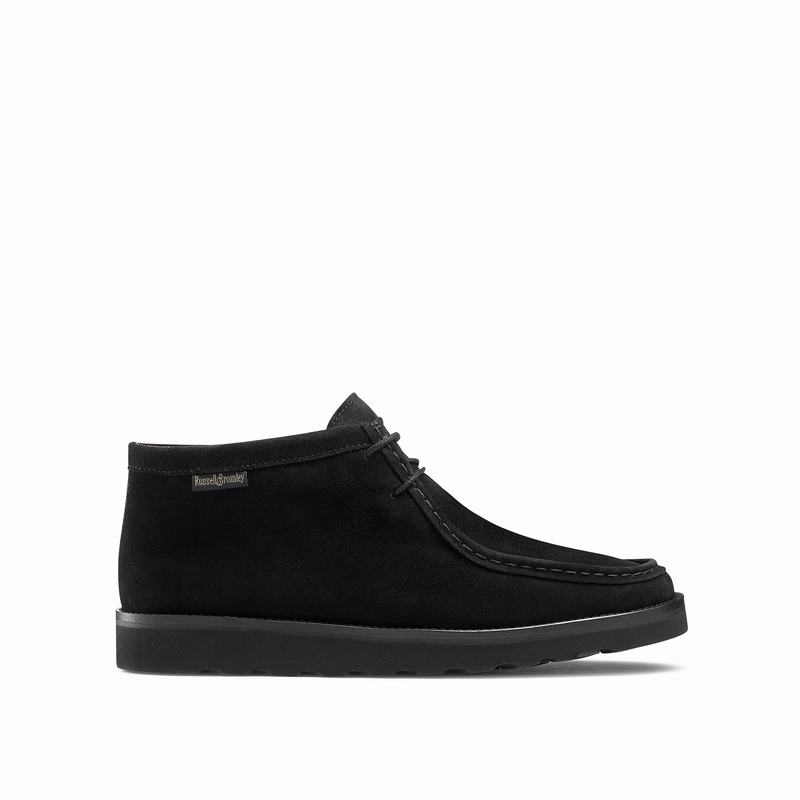 Russell & Bromley Ontario Hi Mens Trapper Lace Up Black |QGL9914OI|